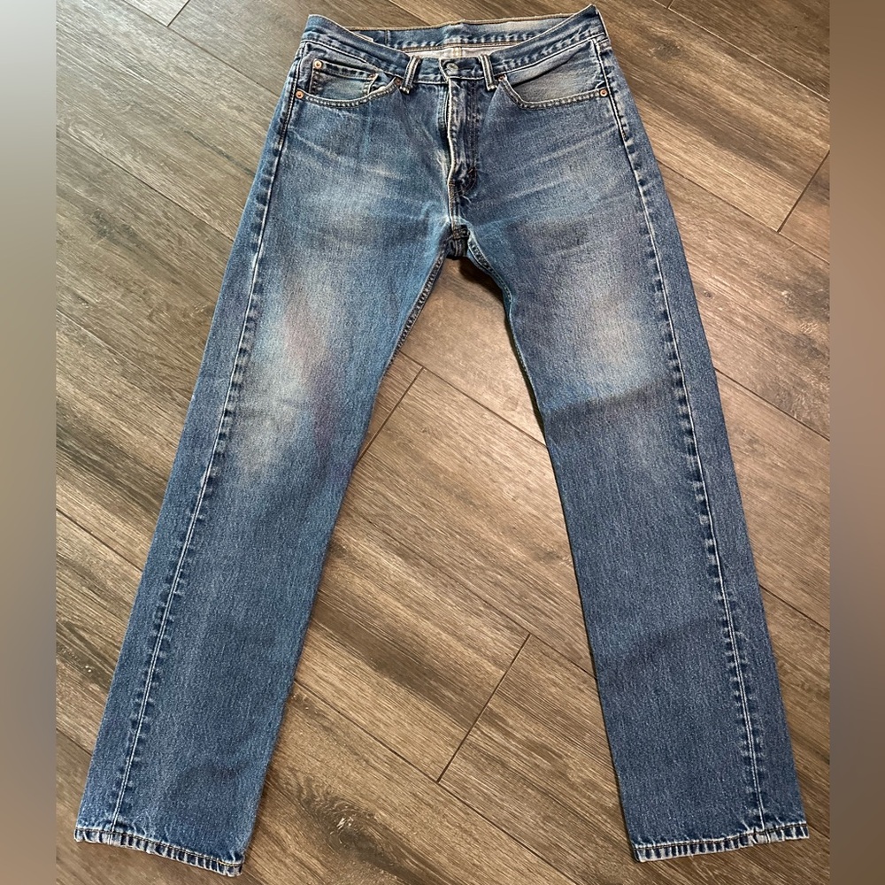 Levi’s 505 Classic Blue Denim Jeans men’s